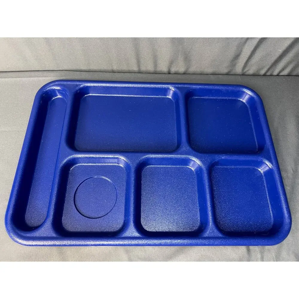 Set of 2 Cambro Blue Cafeteria Trays